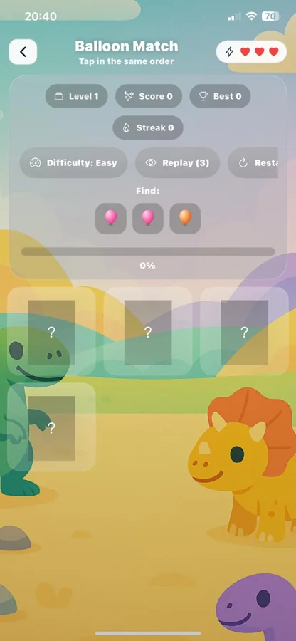 KiddoLand Balloon Match