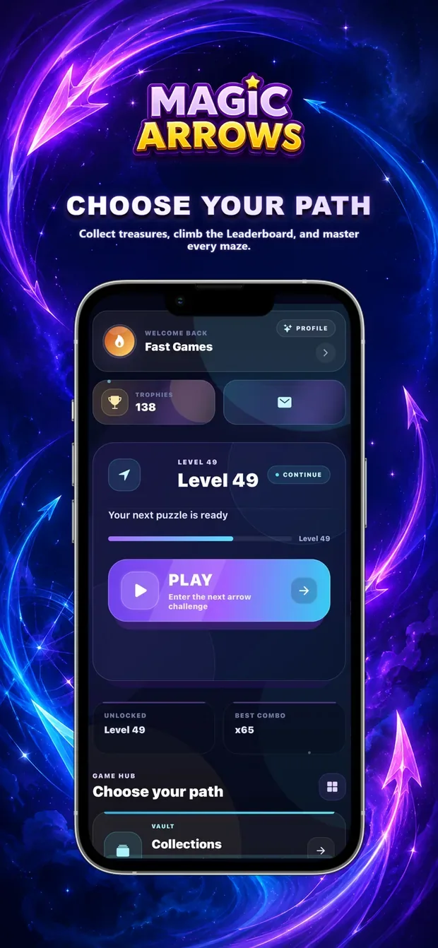 Magic Arrows main menu