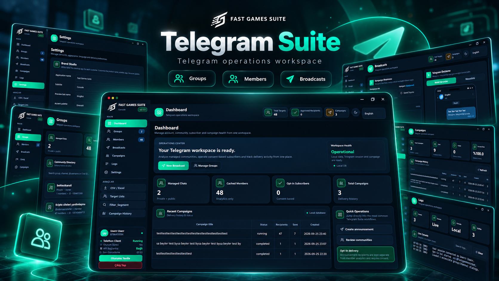 Fast Games Suite